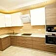 Угловая кухня из пластика-1