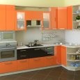 Угловая кухня из пластика-22
