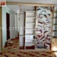 Внутреннее наполнение центральной части 3-х дверного шкафа-купе